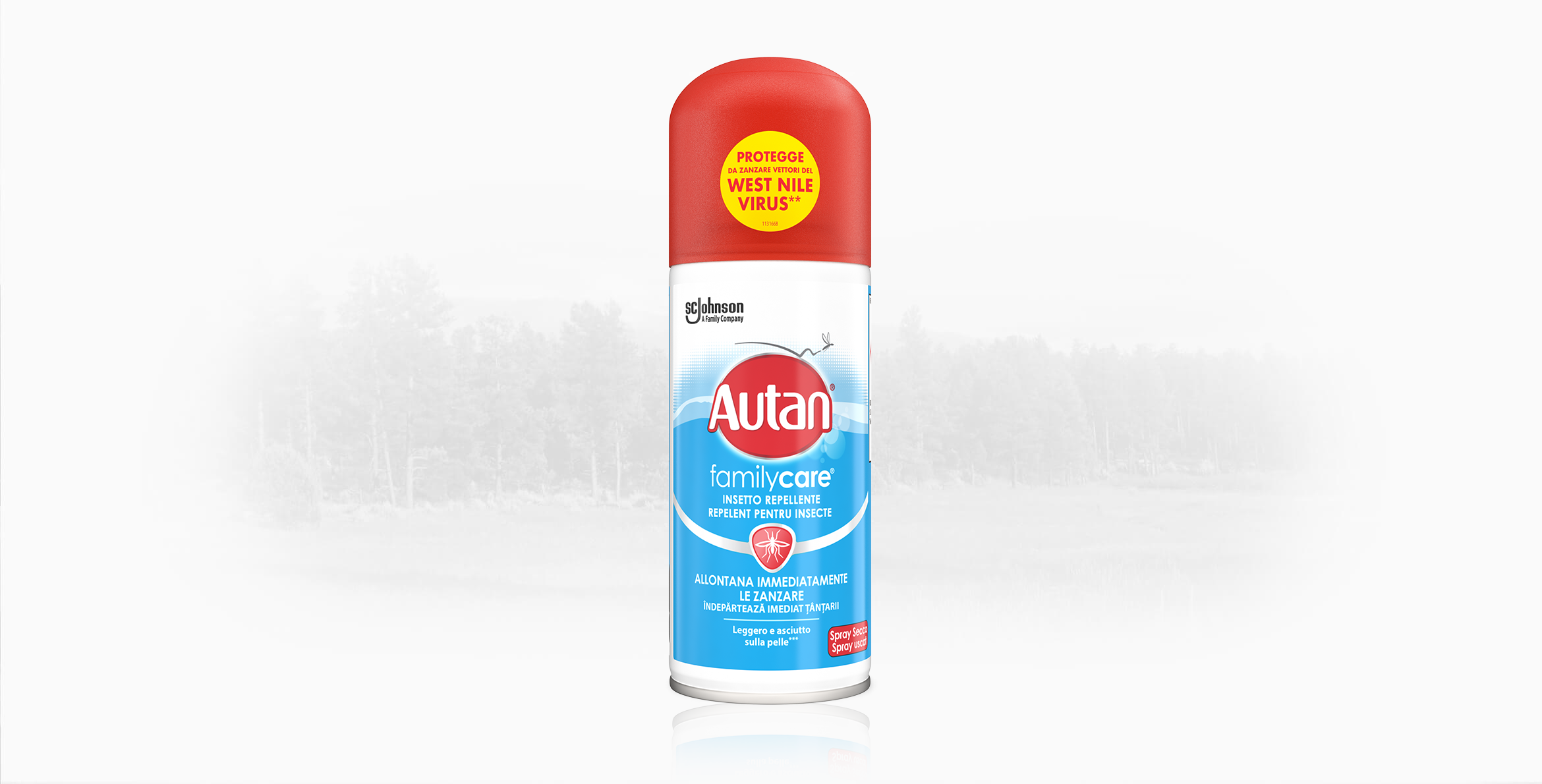 Autan® Family Care® Spray Uscat - spray repelent pentru insecte